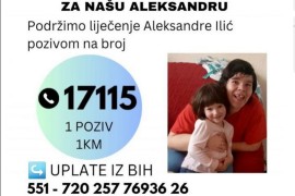 Aleksandri Ilić iz Šipova ponovo potrebna naša pomoć