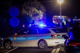 Audi iz BiH se zabio u betonski blok, dvojica poginula (VIDEO)