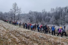 Pohodili Šilju i uživali u pogledu na kanjon Une