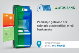Podizanje novca bez naknade u zajedničkoj mreži bankomata Nove banke ...