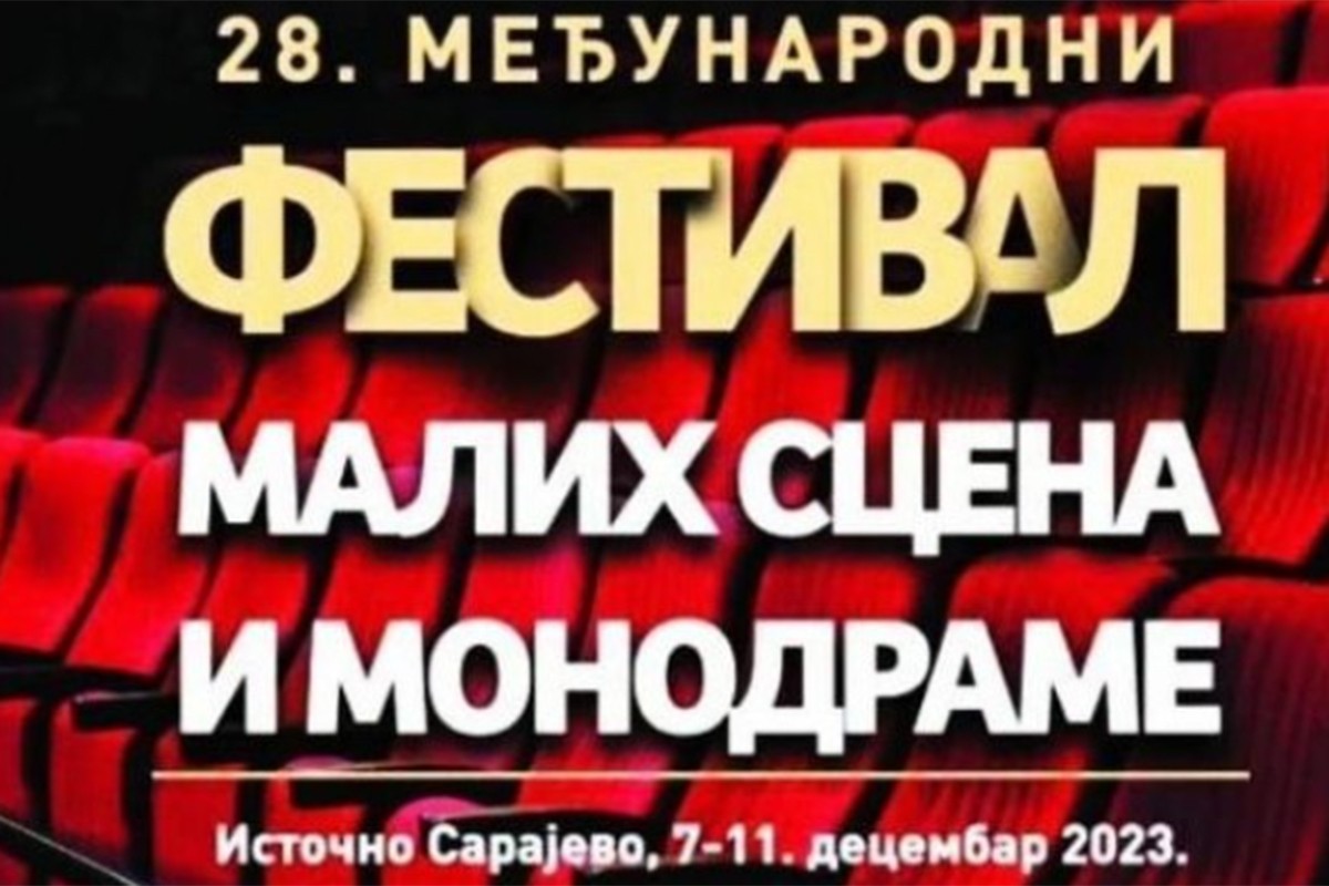 Počinje 28. Međunarodni festival malih scena i monodrame Republike Srpske