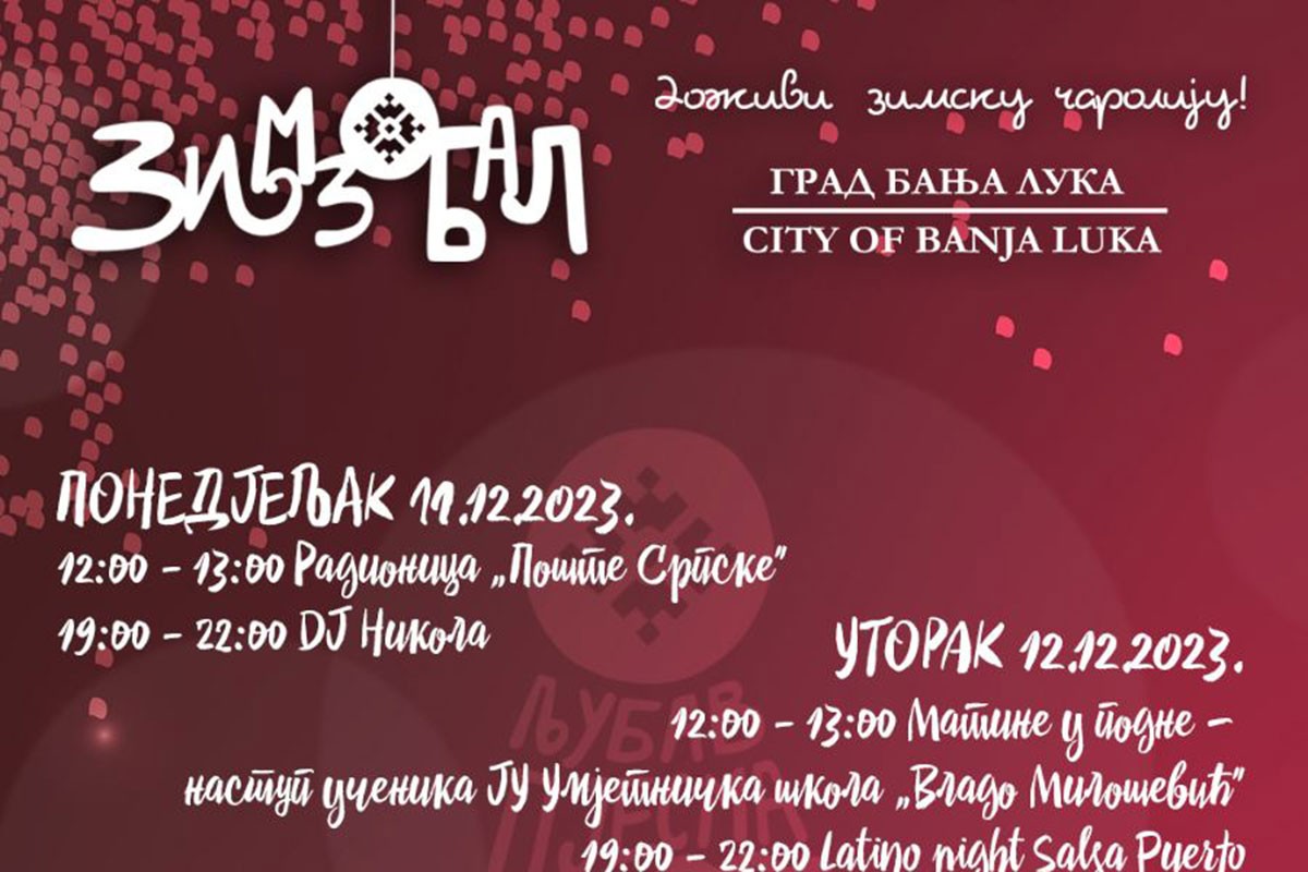 Pogledajte program "Banjalučke zime" u narednim danima