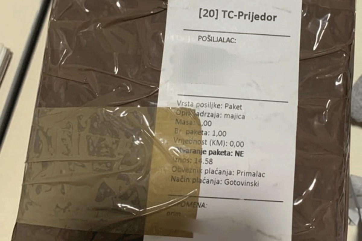 Dobojliji osam mjeseci zatvora: Marihuanu prodavao brzom poštom