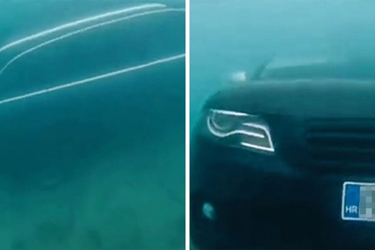Audi pronađen u moru kod Raba, oglasila se policija (VIDEO)