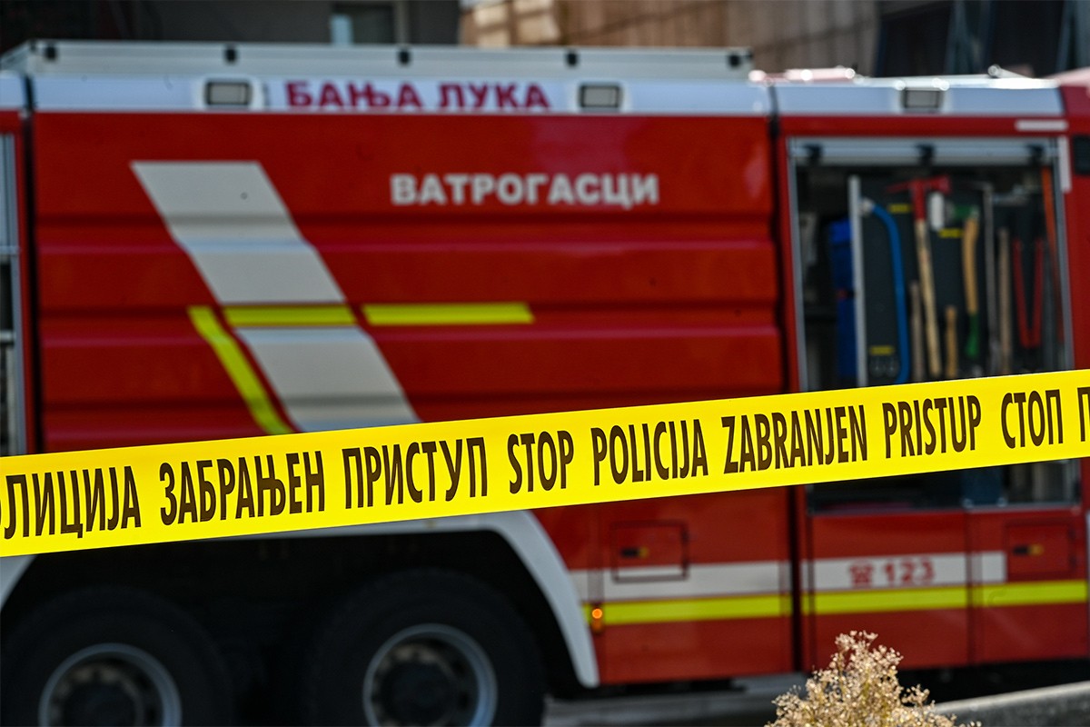 Gori kuća u Banjaluci