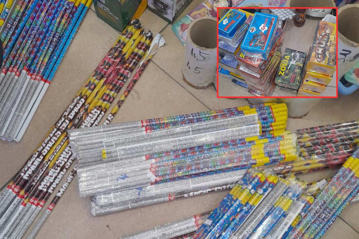 Policija u Kotor Varošu oduzela 1.460 petardi i 138 raketa