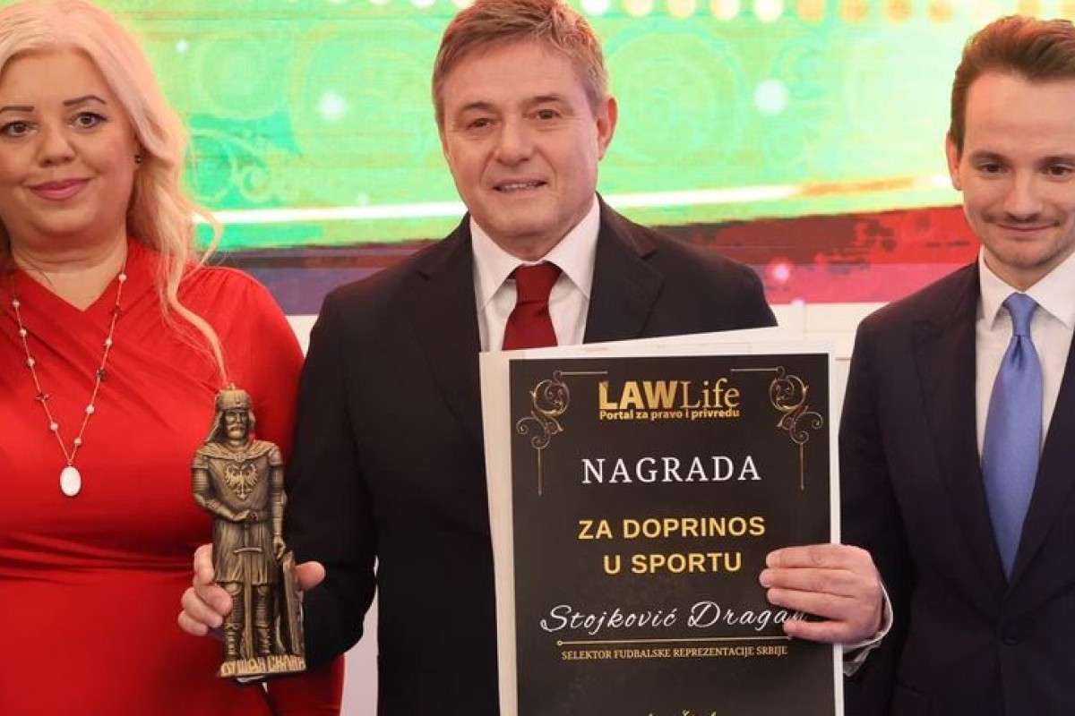 Još jedno u nizu: Priznanje "Dušan Silni" za Dragana Stojkovića