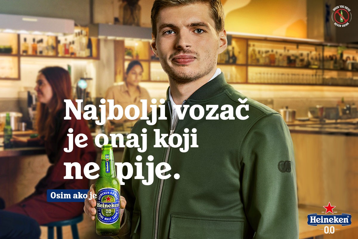 Heineken na tržištu BiH pokrenuo kampanju "Kada voziš nemoj piti - Najbolji vozač"