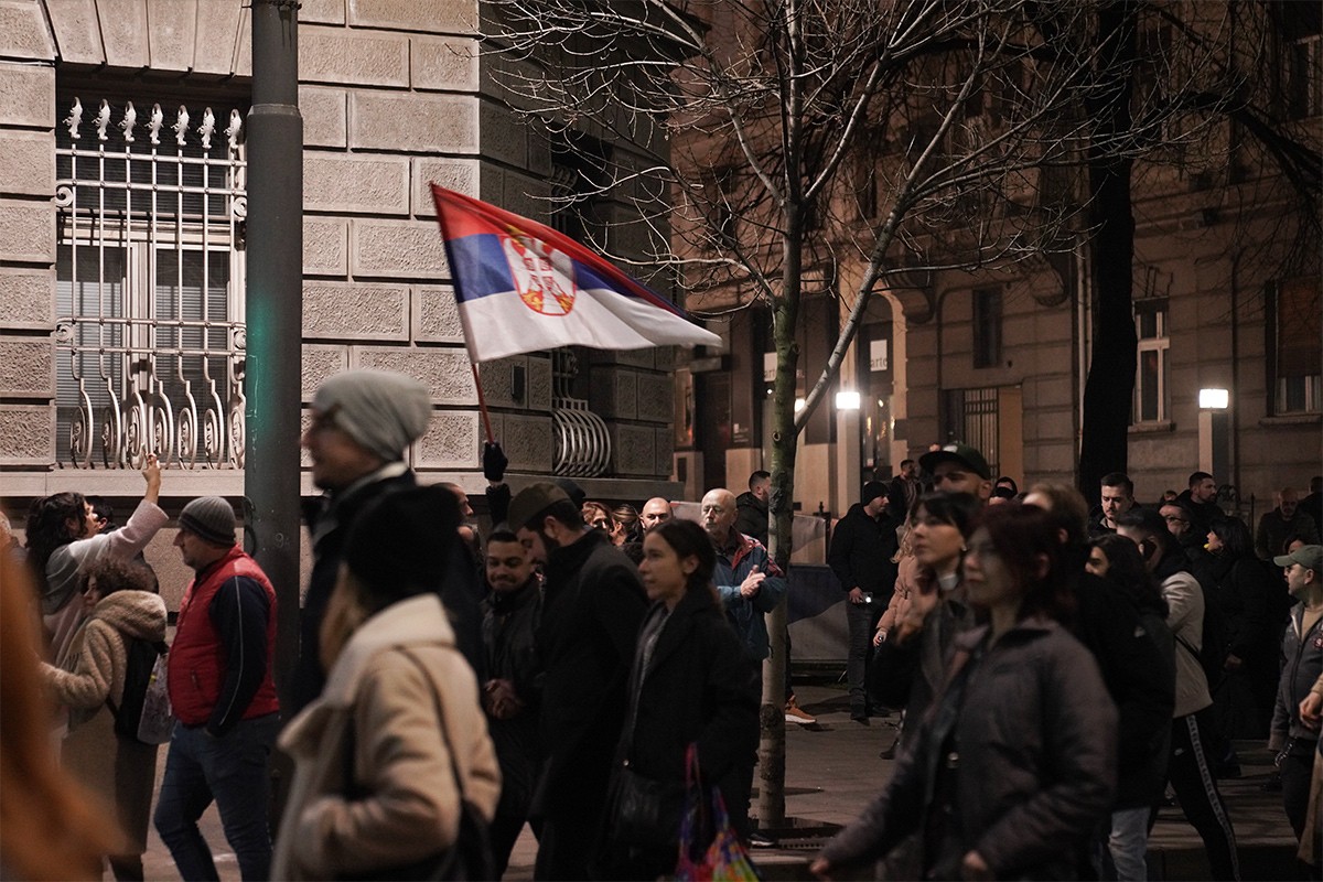 Osmi protest koalicije "Srbija protiv nasilja", pridružili im se studenti