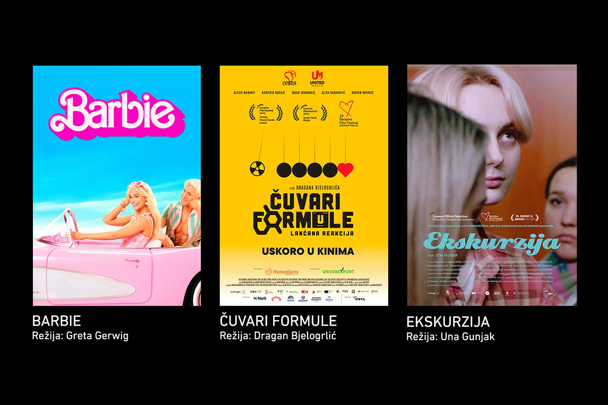 Koji filmovi su se najviše gledali u bh. kinima u 2023. godini