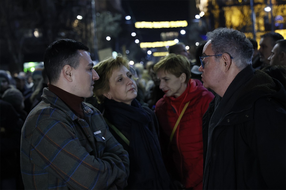 Održan deseti protest koalicije "Srbija protiv nasilja"