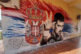 Trebinje krasi mural Novaka Đokovića