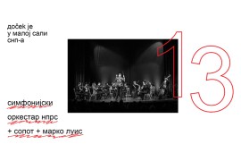 Simfonijski orkestar NP RS, "Sopot" i Marko Luis 13. januara u ...