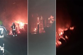 Gorjela šupa u Banjaluci