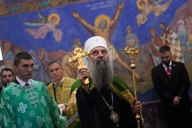 Patrijarh Porfirije služio Božićnu liturgiju u Pećkoj patrijaršiji