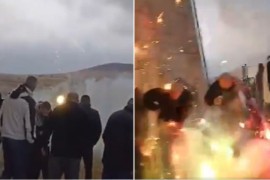 U Glamoču vatromet okrenuli naopako (VIDEO)