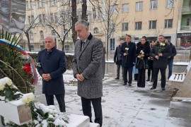 Srbi sa Kosmeta položili vijenac i cvijeće na spomenik 12 beba