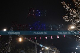 Šou dronova iznad Banjaluke, prikazani simboli Srpske