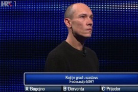 Takmičar i lovac iz kviza "Potjera" nisu znali gdje je Bugojno