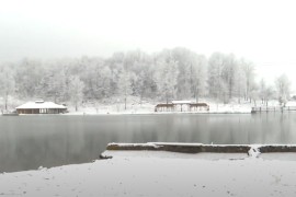 Na Manjači prava zimska idila