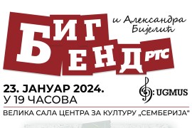 Koncert Big benda RTS u Bijeljini 23. januara