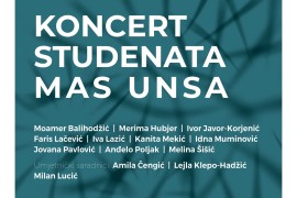 U srijedu Koncert studenata Muzičke akademije