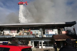 MUP: Ugašen požar u Kineskom tržnom centru