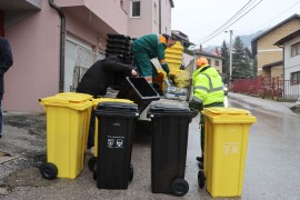 Podjela kanti za dvolinijsko prikupljanje otpada