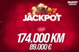 Jackpot u WWin-u: Zavrti za 174.000 KM