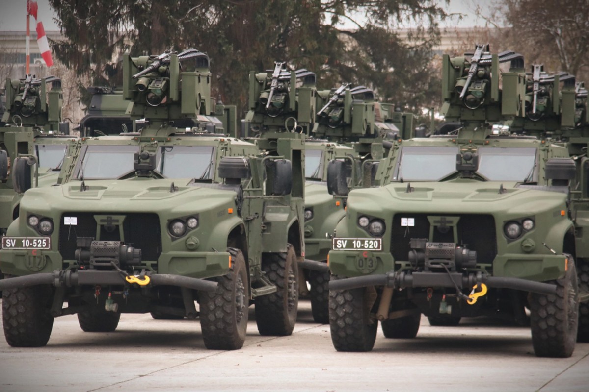 Nova pošiljka JLTV za Vojsku Slovenije
