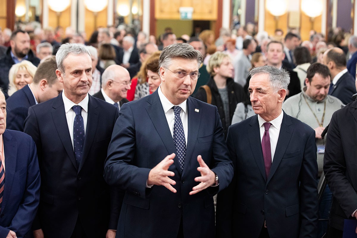 Plenković na božićnoj proslavi Srpskog narodnog vijeća
