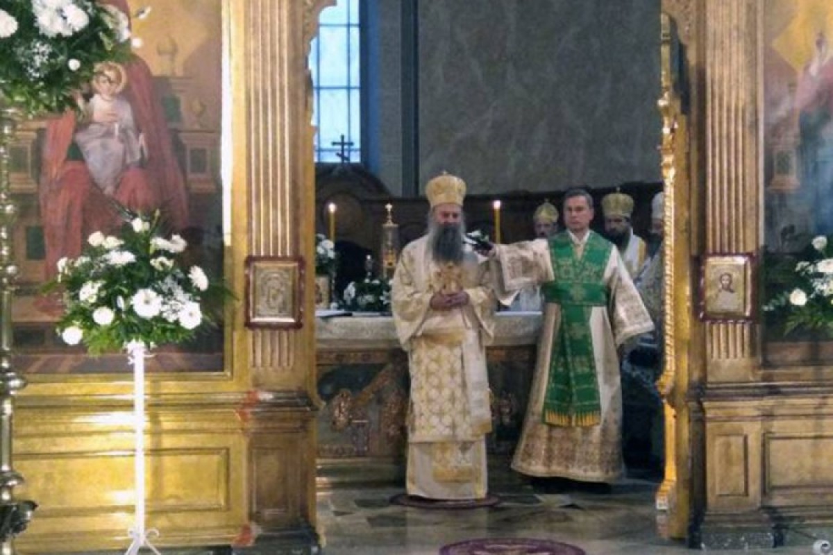 Patrijarh Porfirije u Banjaluci služi svetu arhijerejsku liturgiju