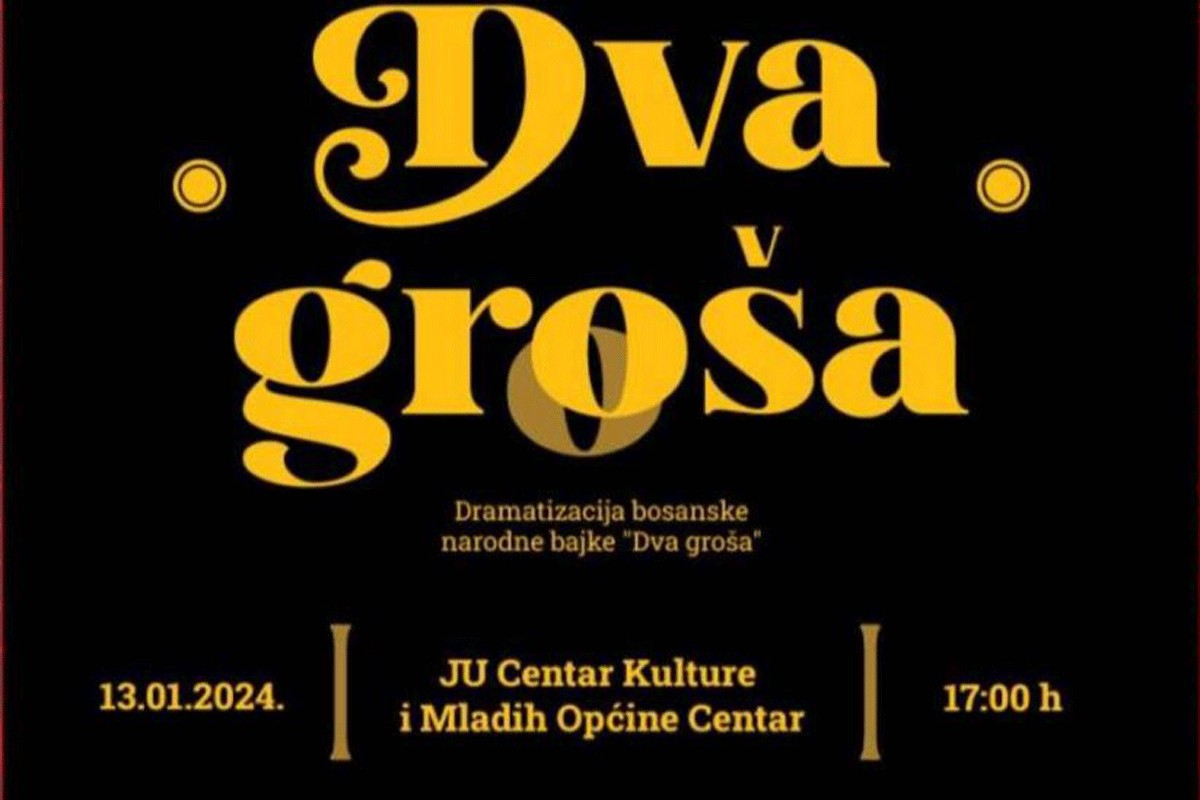 "Dva groša" otvaraju festival "Kulturna baština kroz prizmu modernih tehnologija"