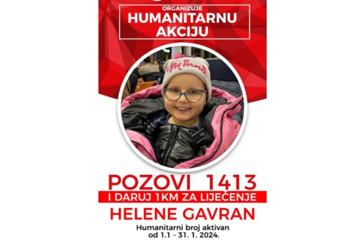 Apel za pomoć osmogodišnjoj Heleni Gavran iz Foče
