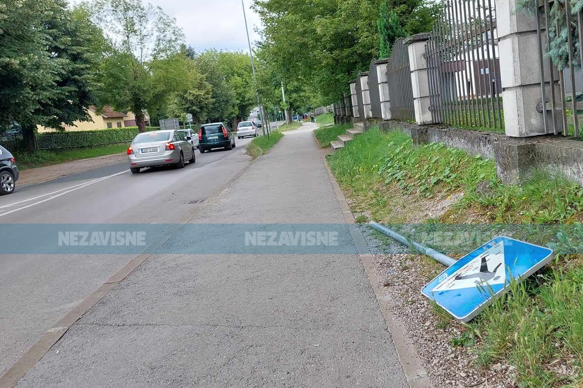 Uhapšen u Banjaluci zbog krađe saobraćajnih znakova