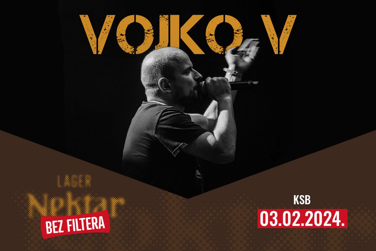 Vojko V. u Banjaluci: Veče "nefiltriranih" rima uz "Nektar bez filtera"