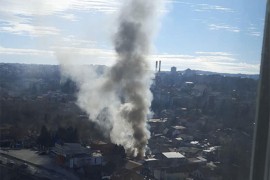 Veliki požar u Beogradu (VIDEO)