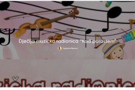 Besplatna muzička dječija radionica