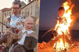 Skandal u Hrvatskoj: Na karnevalu spalili lutke sa likom Vučića i ...
