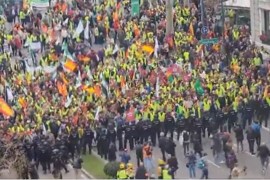 Poljoprivrednici blokirali trg u Madridu