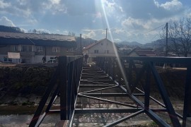 Izgradnja pješačkog mosta u Slavinovićima u završnoj fazi