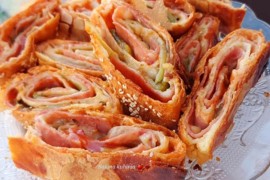 Domaća pita sa šunkom