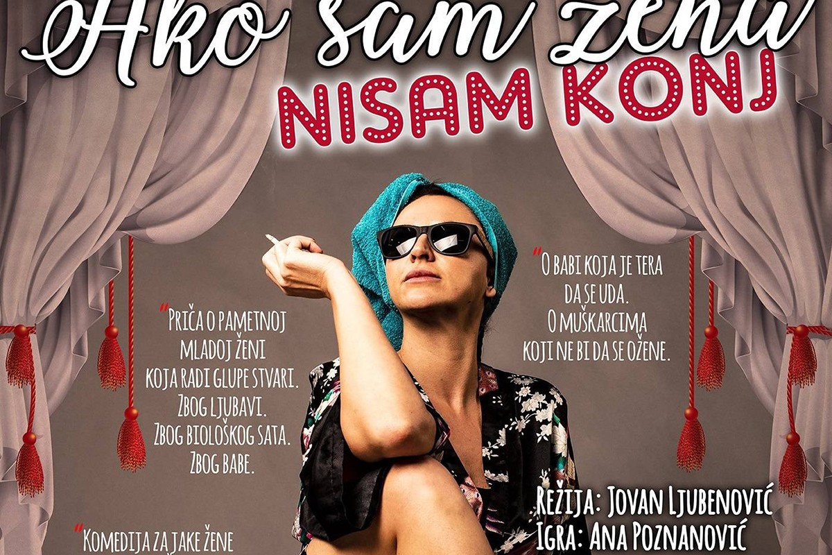 Komedija "Ako sam žena, nisam konj" u Kulturnom centru Gradiška