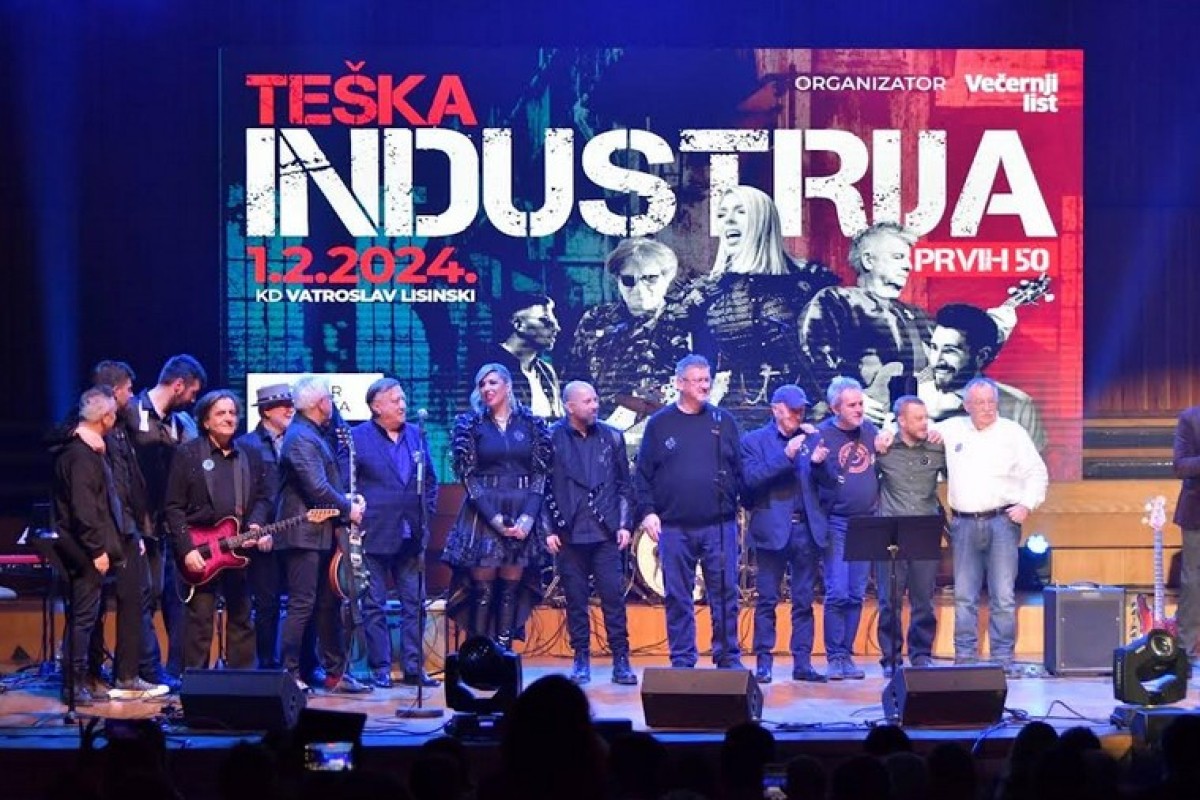 "Teška industrija" proslavila 50 godina koncertom u Lisinskom