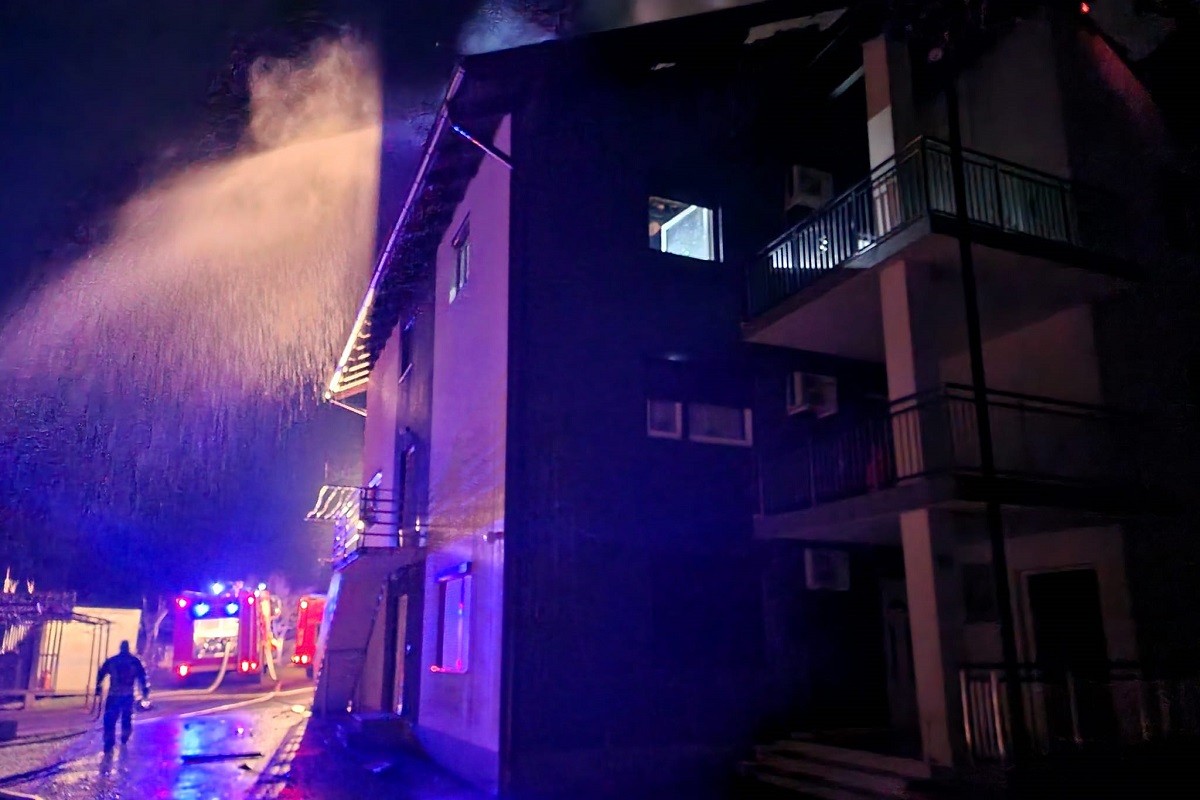 Crtež Svetog Save nije izgorio u požaru (VIDEO)