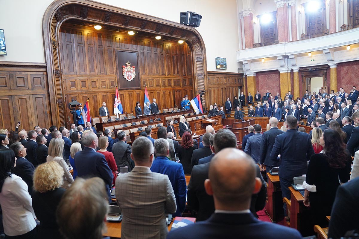 Konstituisan novi saziv Skupštine Srbije
