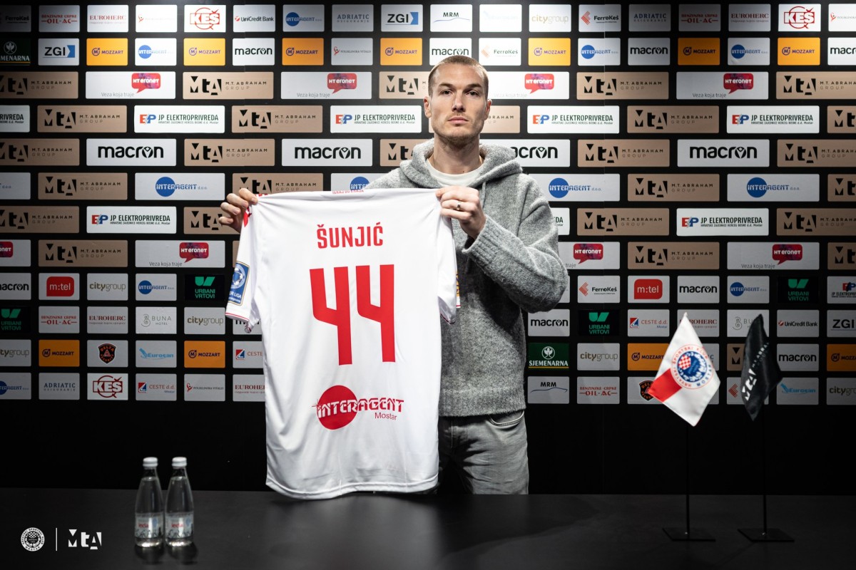 Toni Šunjić ponovo u dresu Zrinjskog