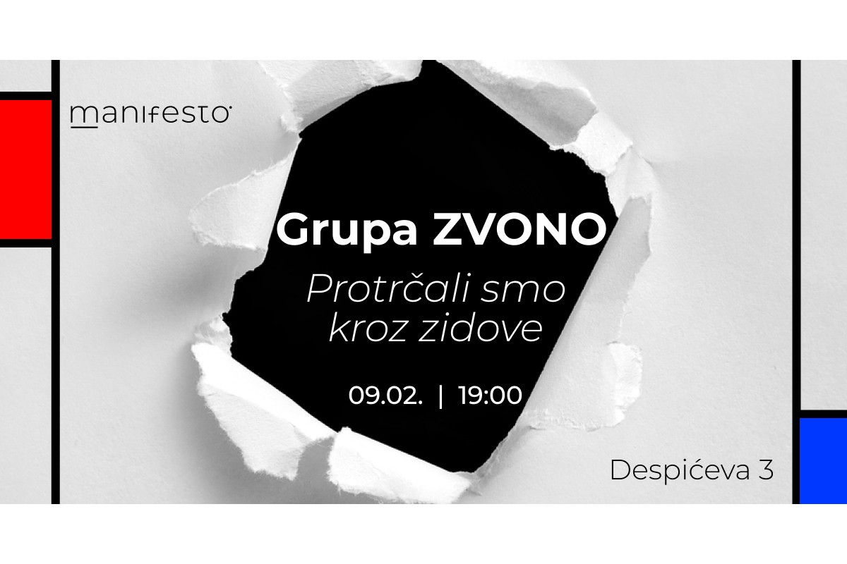 Radovi grupe "Zvono": Izložba "Protrčali smo kroz zidove" u "Manifestu"