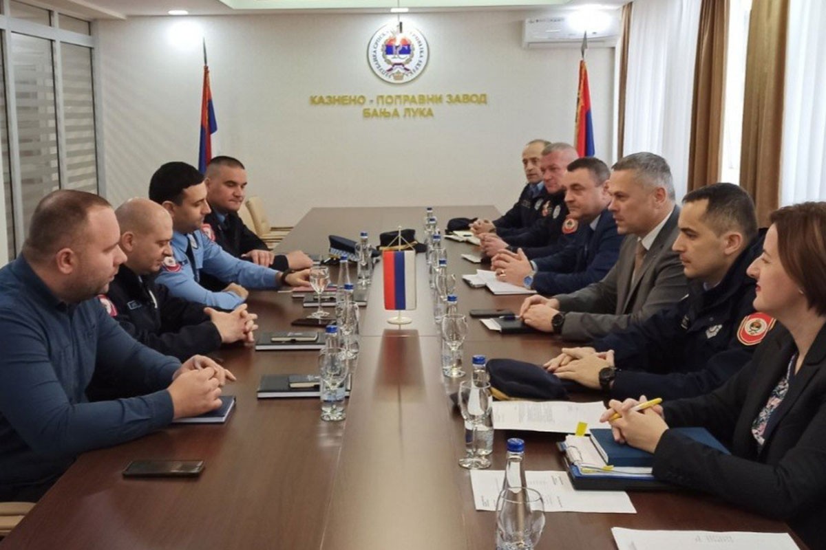 Sastanak direktora KPZ Banjaluka i načelnika PU Banjaluka
