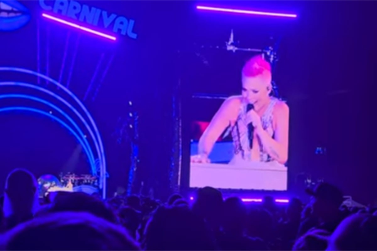 Pink prekinula koncert: "Neko će dobiti bebu" (VIDEO)